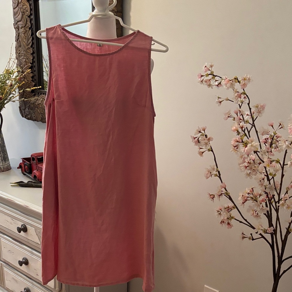 Amazhiyu Linen sleeveless dress